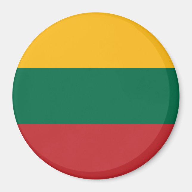 Litauens flagga magnet (Framsidan)