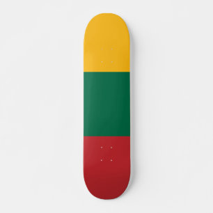 Litauens flagga mini skateboard bräda 18,5 cm
