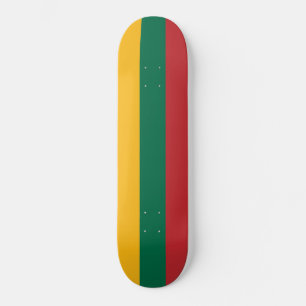 Litauens flagga mini skateboard bräda 18,5 cm