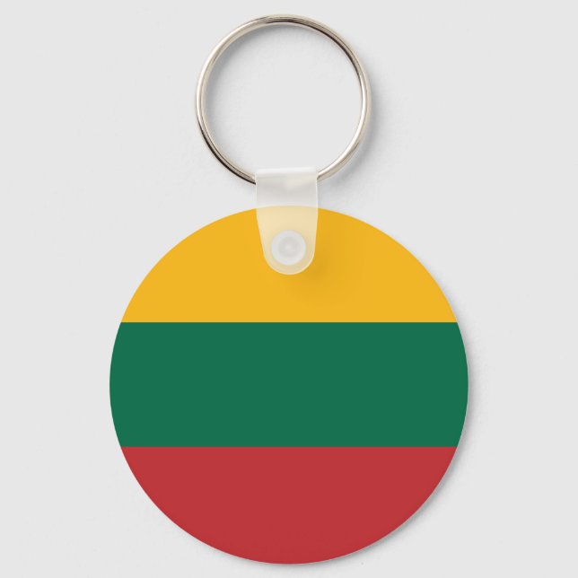 Litauens flagga nyckelring (Framsida)