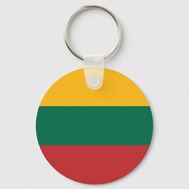 Litauens flagga nyckelring (Framsida)