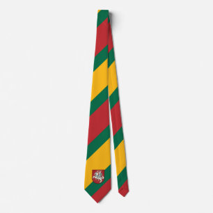 Litauens flagga och jackande av arm slips
