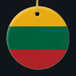 Litauens flagga Ornament<br><div class="desc">Litauens flagga Ornament</div>