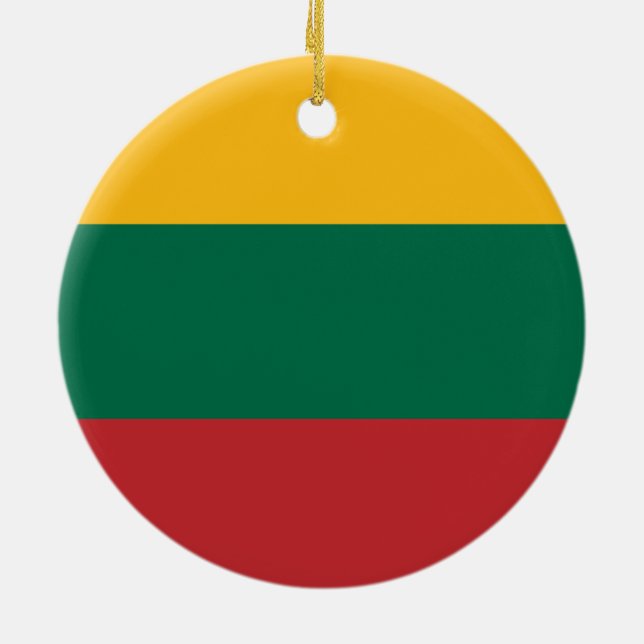 Litauens flagga Ornament (Baksidan)