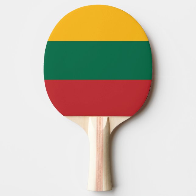 Litauens flagga pingisracket (Framsidan)