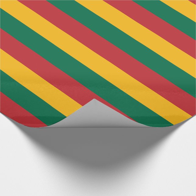 Litauens flagga presentpapper (Hörn)