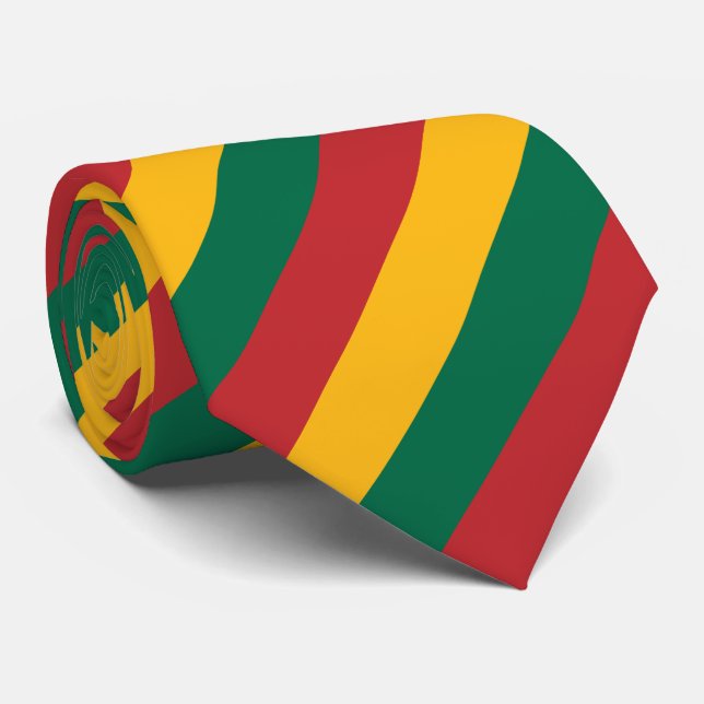 Litauens flagga slips (Rullad)