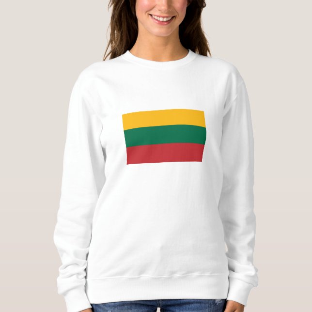 Litauens flagga t shirt (Framsida)