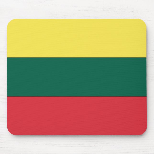 Litauens nationella Flagga Musmatta (Framsidan)