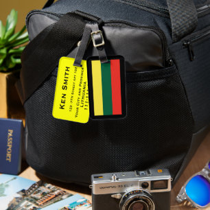 Litauens språktagande bagagebricka