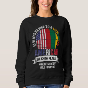 Litauisk Amerikan Vi känner Platser där Litauen T Shirt