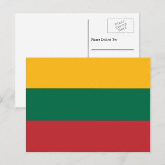 Litauisk flagg, Litauens flagga Vykort