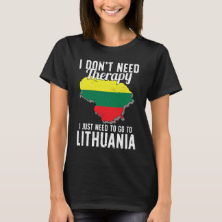 Litauisk flagga I Litauen Flagga I Semester I Lit T Shirt