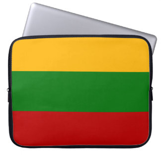 Litauisk flagga laptop fodral