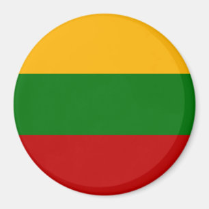 Litauisk flagga magnet