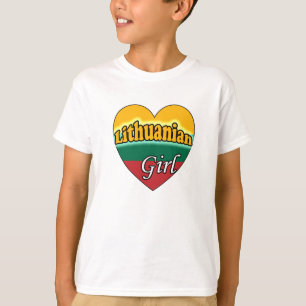Litauisk flicka t-shirt