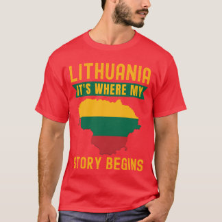 Litauisk flicka t shirt
