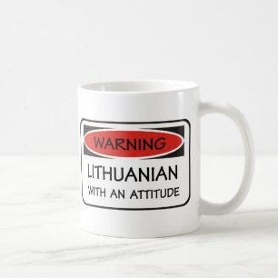 Litauisk inställning kaffemugg
