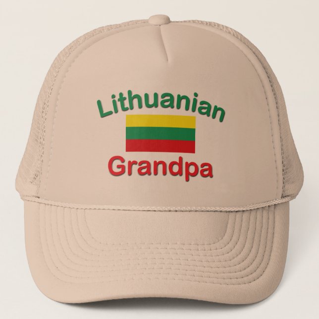 Litauisk morfar truckerkeps (Framsida)