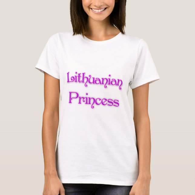 Litauisk Princess T-shirt (Framsida)