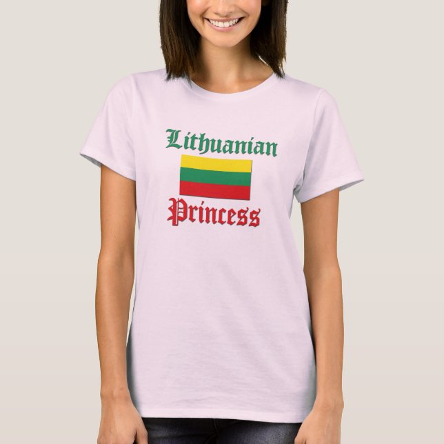 Litauisk Princess Tee Shirt (Framsida)