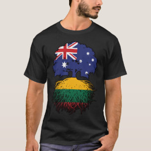 Litauiska Australien, Australien, Träd T Shirt