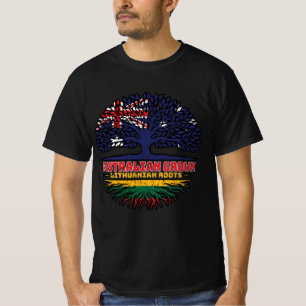 Litauiska Australien, Australien, Träd T Shirt