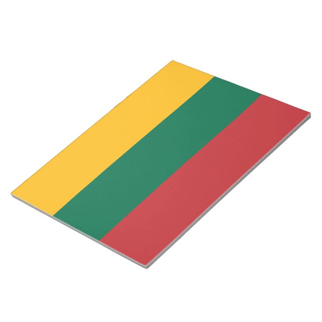 Litauiska Flagga Anteckningsblock (Vinklad)
