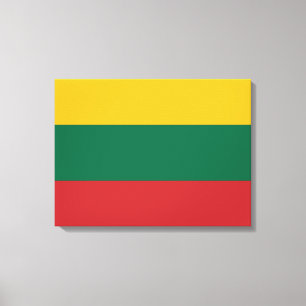Litauiska Flagga Canvastryck