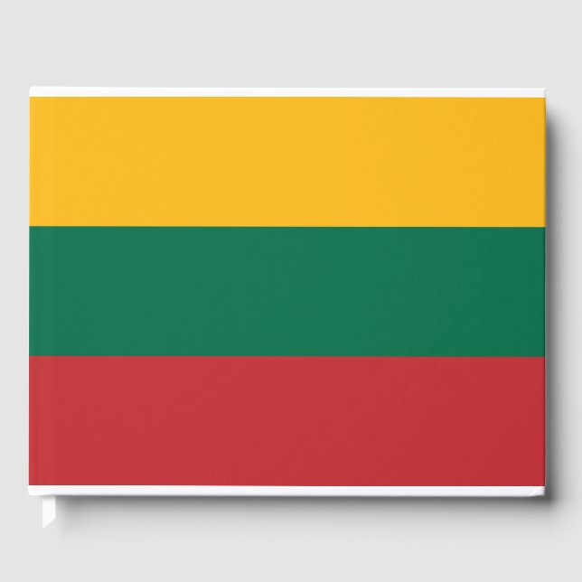 Litauiska Flagga Gästböcker (Framsida)