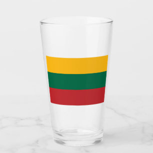 Litauiska Flagga Glaskopp
