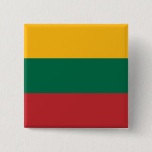Litauiska Flagga Knapp