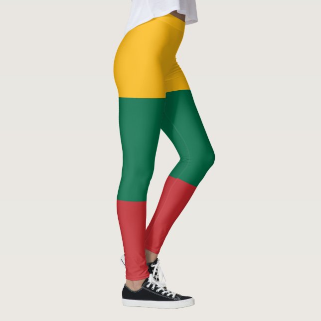 Litauiska Flagga Leggings (Höger)