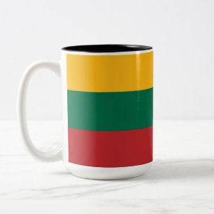 Litauiska Flagga Två-Tonad Mugg