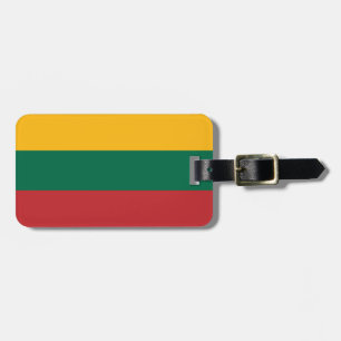Litauiska flaggan bagagebricka