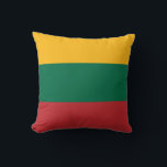 Litauiska flaggan kudde<br><div class="desc">Lithuens patriotiska flagga.</div>
