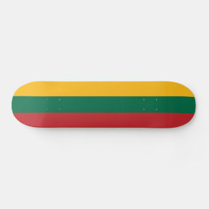 Litauiska flaggan mini skateboard bräda 18,5 cm