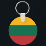 Litauiska flaggan nyckelring<br><div class="desc">Litauiska flaggan</div>
