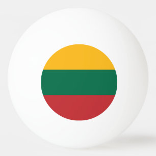 Litauiska flaggan pingisboll