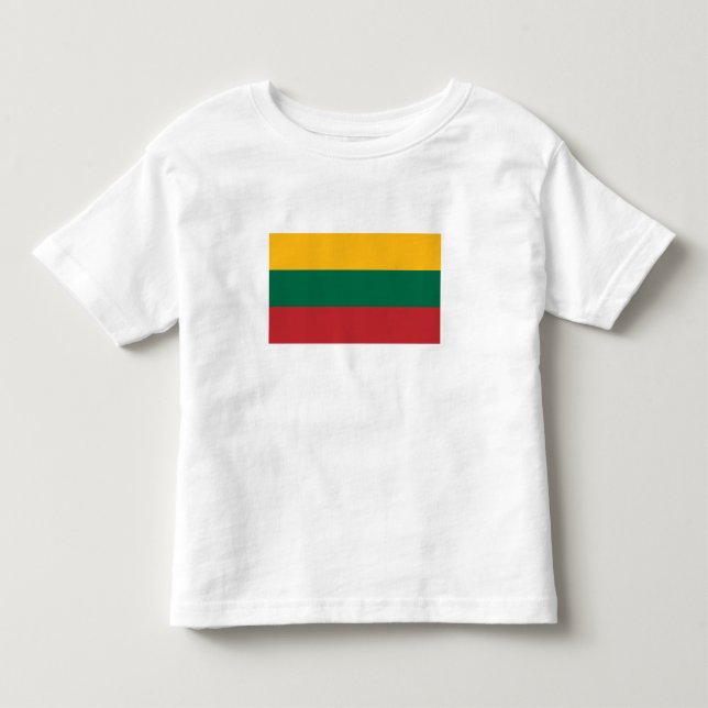 Litauiska flaggan t shirt (Framsida)