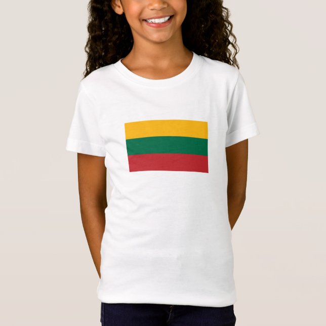 Litauiska flaggan t shirt (Framsida)