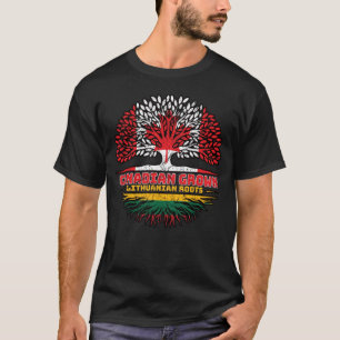 Litauiska kanadensiska kanadensiska Träd-rötter T Shirt