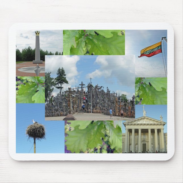 Litauiska platser musmatta (Framsidan)