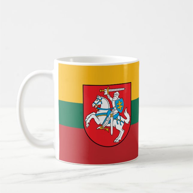 Litauiska Vytis Kaffemugg (Vänster)