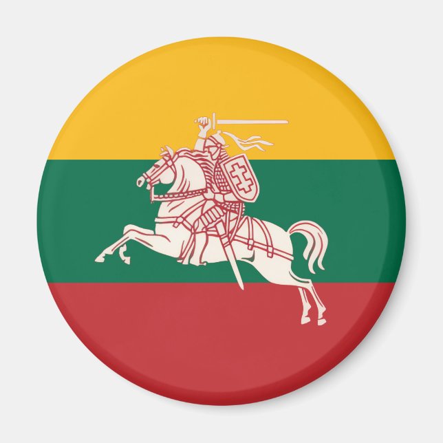 Litauiska Vytis Magnet (Framsidan)