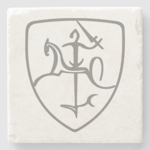 Litauiska Vytis Stone Underlägg