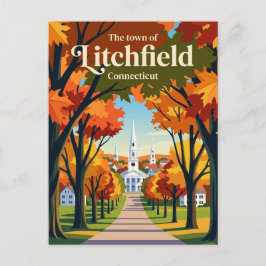 Litchfield Connecticut Vykort