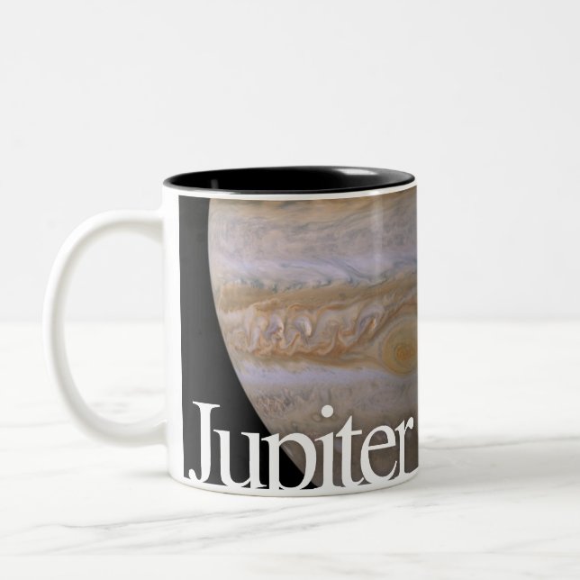 LITD-planetmugg: Jupiter Två-Tonad Mugg (Vänster)