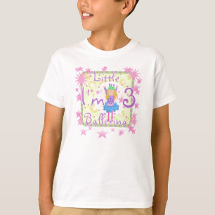 Lite 3rd födelsedag för Ballerina Tee Shirt