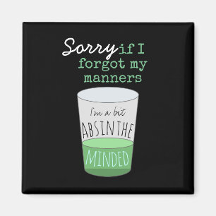Lite absinthe sinden, underlig att dricka Humor Magnet